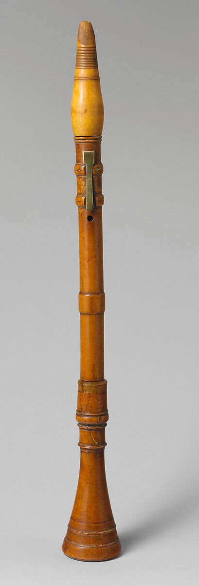 Clarinet in D, Boxwood, brass, German