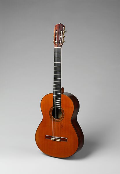 Guitar, José Ramirez III (Spanish, Madrid 1922–1995), Spruce, rosewood, ivory or bone, ebony, plastic, Spanish 