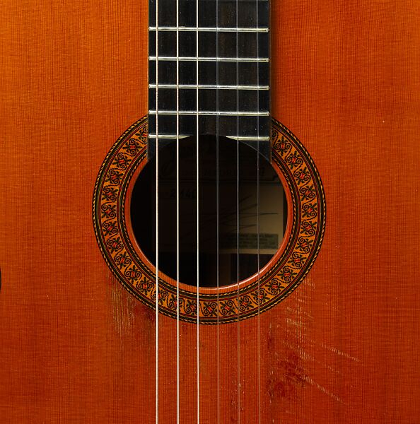 Guitar, José Ramirez III (Spanish, Madrid 1922–1995), Spruce, rosewood, ivory or bone, ebony, plastic, Spanish