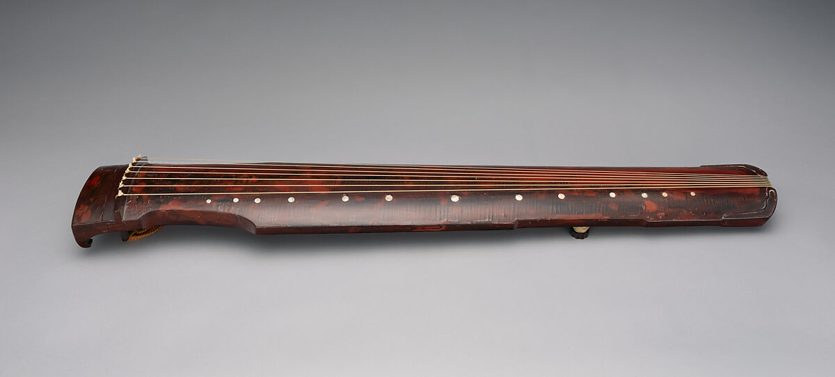 Guqin (古琴 ), Wood, silk, mother-of-pearl, Chinese 