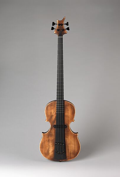 Electric Bass, Jens Ritter (German, born 1972), Maple, ebony, nickel-plated steel, plastic, German 