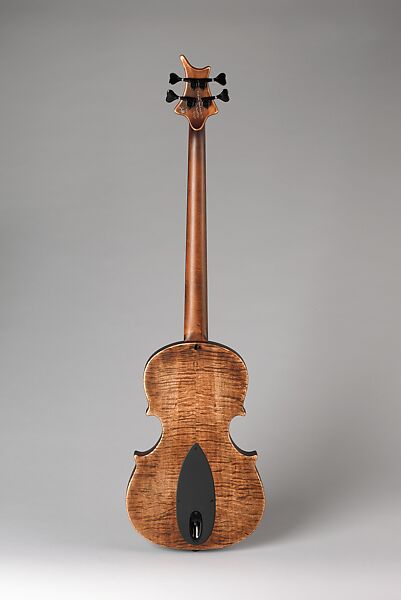 Electric Bass, Jens Ritter (German, born 1972), Maple, ebony, nickel-plated steel, plastic, German