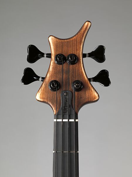 Electric Bass, Jens Ritter (German, born 1972), Maple, ebony, nickel-plated steel, plastic, German
