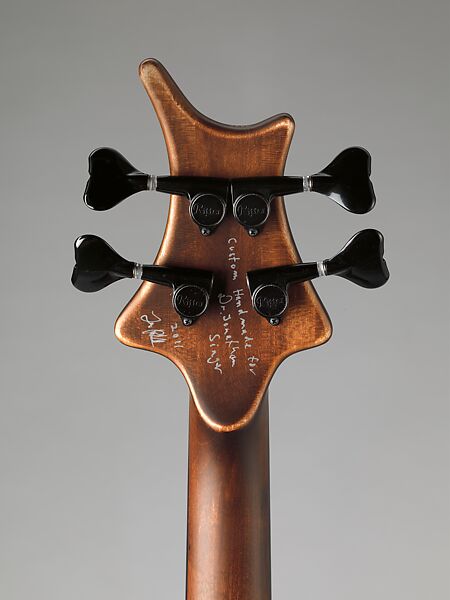 Electric Bass, Jens Ritter (German, born 1972), Maple, ebony, nickel-plated steel, plastic, German