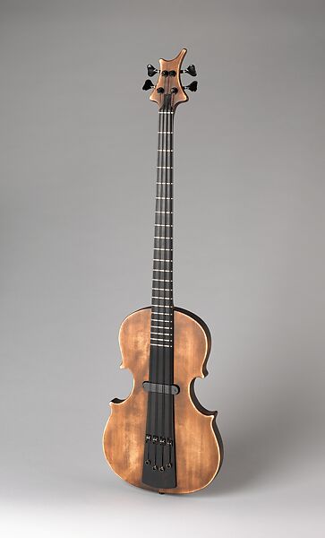 Electric Bass, Jens Ritter (German, born 1972), Maple, ebony, nickel-plated steel, plastic, German