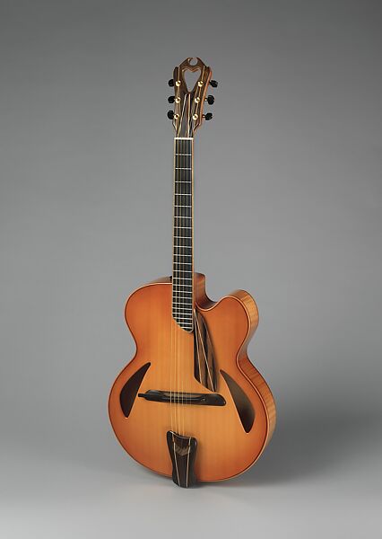 Archtop Guitar, James D'Aquisto (American, New York 1935–1995 Corona, California), Spruce, maple, ebony, American