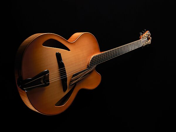 Archtop Guitar, James D&#39;Aquisto (American, New York 1935–1995 Corona, California), Spruce, maple, ebony, American 