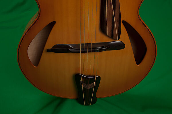 Archtop Guitar, James D'Aquisto (American, New York 1935–1995 Corona, California), Spruce, maple, ebony, American