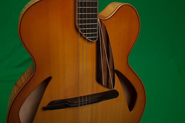 Archtop Guitar, James D'Aquisto (American, New York 1935–1995 Corona, California), Spruce, maple, ebony, American