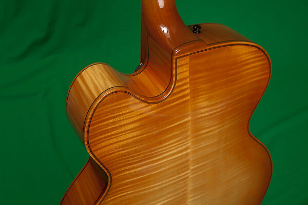 Archtop Guitar, James D'Aquisto (American, New York 1935–1995 Corona, California), Spruce, maple, ebony, American