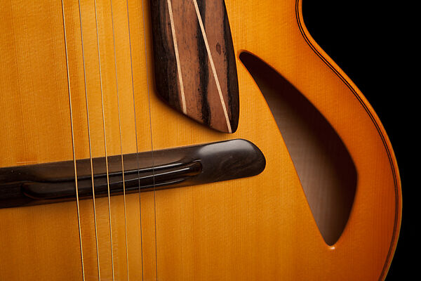 Archtop Guitar, James D'Aquisto (American, New York 1935–1995 Corona, California), Spruce, maple, ebony, American