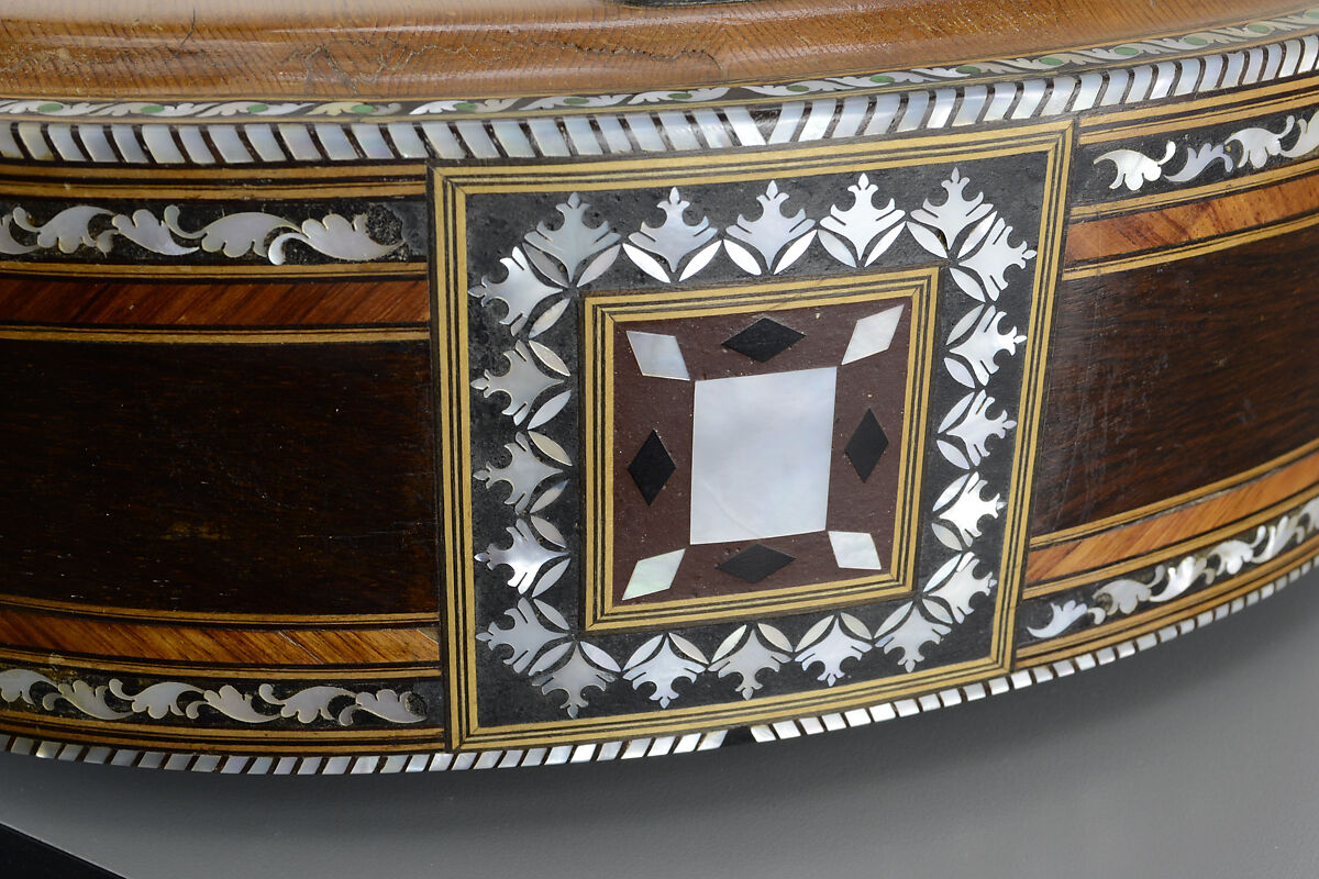 Guitarra Séptima (Seven-course guitar), M. Fernandez (Mexican), Spruce, rosewood, mother-of-pearl, Mexican