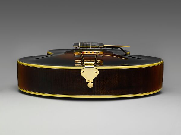 Archtop Guitar, John D'Angelico (American, New York 1905–1964 New York), Spruce, maple, ebony, steel, celluloid, mother-of-pearl, American