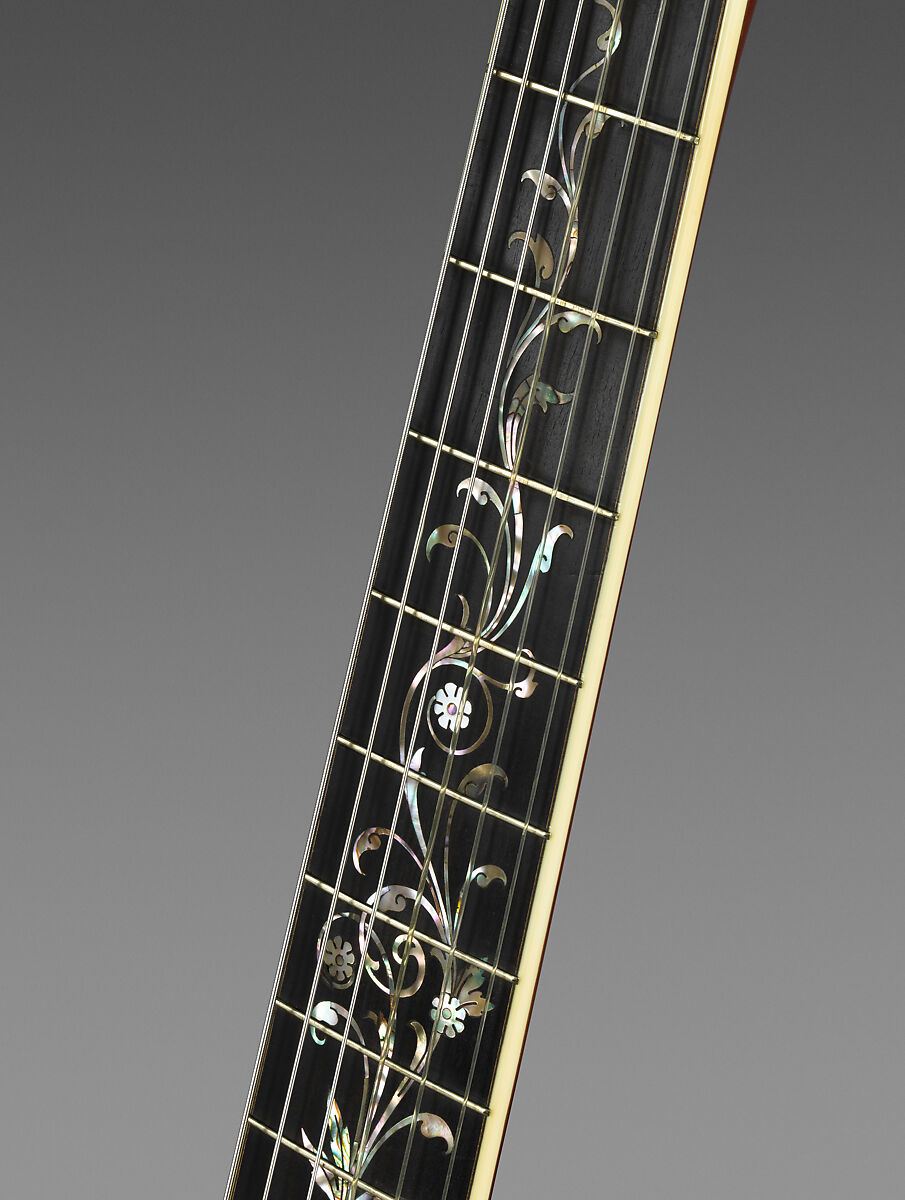 Guitar, Christian Frederick Martin (Markneukirchen, Saxony 1796–1873 Nazareth, Pennsylvania), Spruce, rosewood, cedar, ebony, pearl, abalone, ivory, American