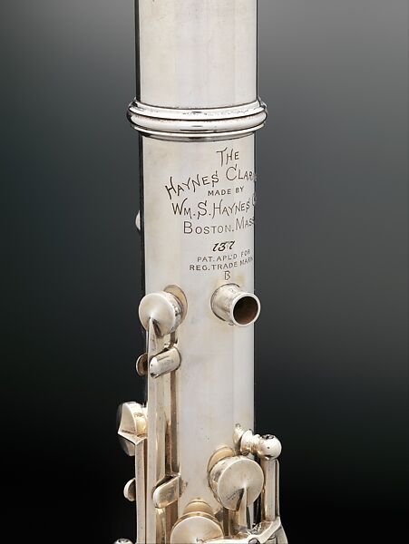 Clarinet in B-flat, William S. Haynes Co., Silver, American