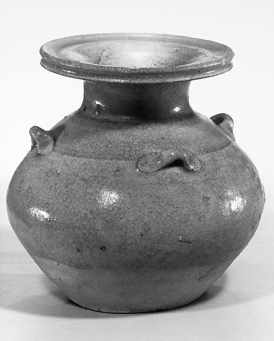 Jar (Hu), Stoneware (Yue type), China