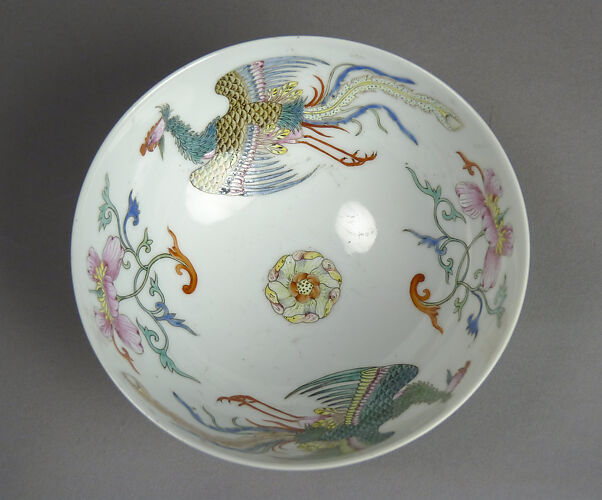 Bowl with Phoenixes and Flowers