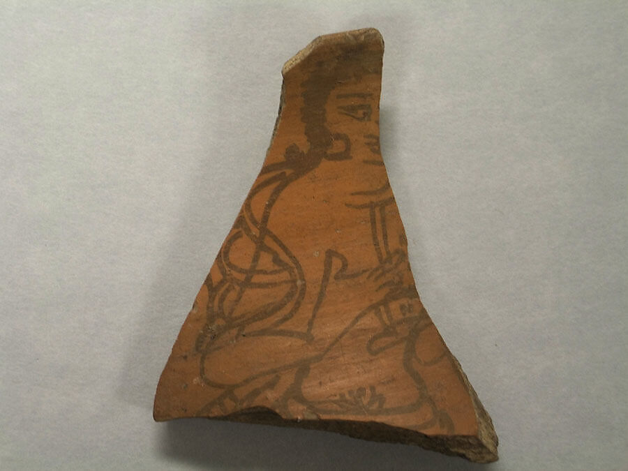 Shard, Painted terracotta, Pakistan 