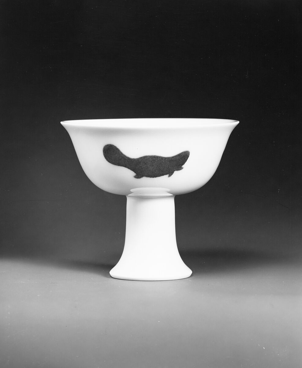 Stem Cup, Porcelain, China 