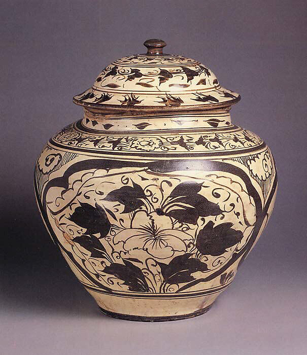 Covered Jar (Guan shape), Stoneware, China 