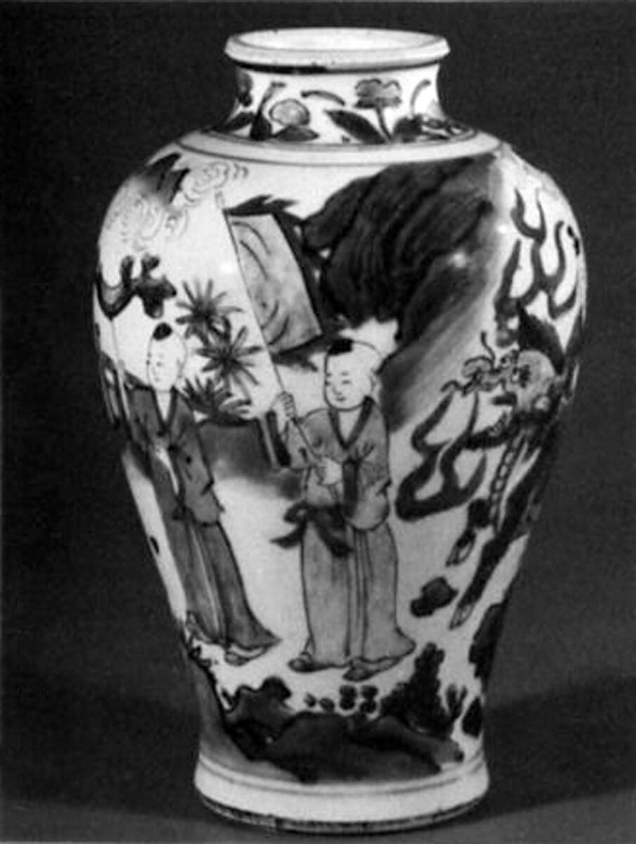Vase, Porcelain with polychrome enamels, China 