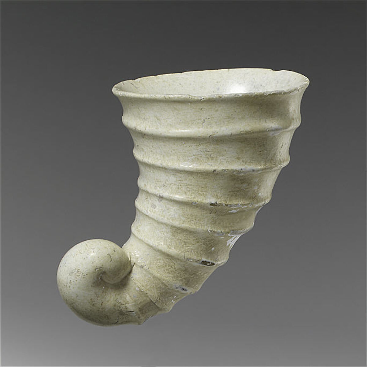 Vessel in the Form of a Horn, Stone, Vietnam (Sa Huynh culture?) 
