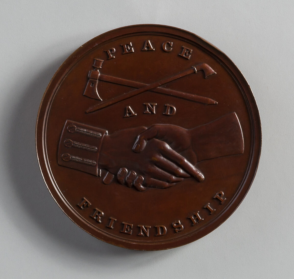 Medal of Martin Van Buren, Moritz Fürst (born 1782, active United States, 1807–ca. 1840), Bronze, American