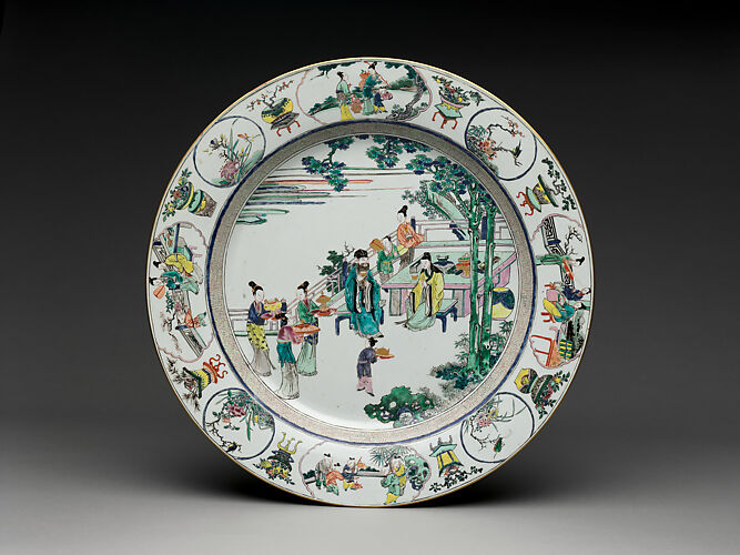Plate with Scene of Offering Tribute