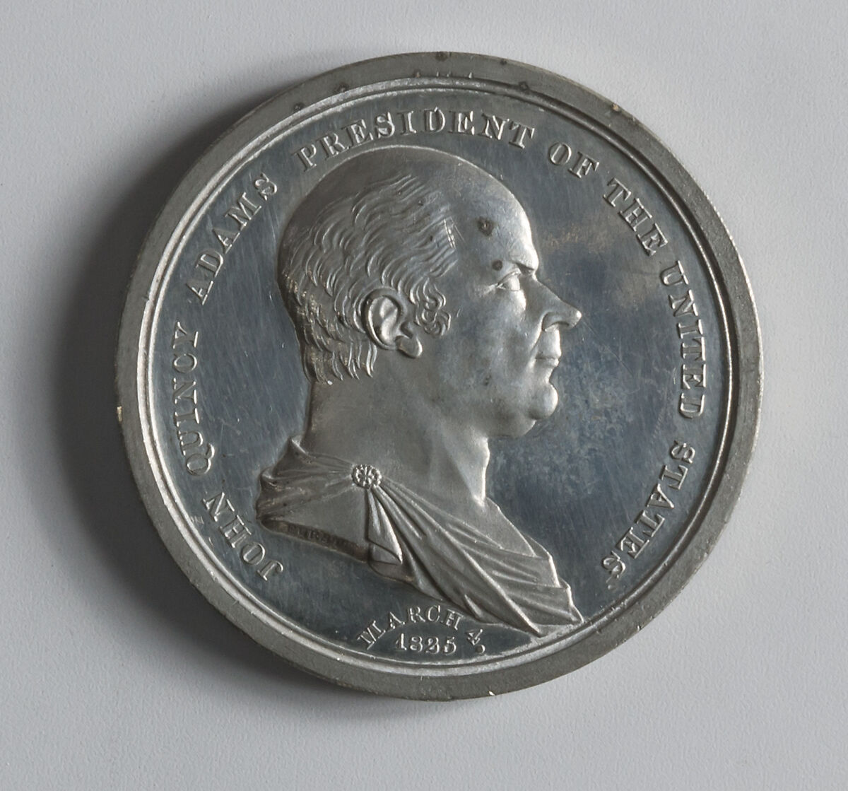 John Quincy Adams, Moritz Fürst (born 1782, active United States, 1807–ca. 1840), Silver, American 