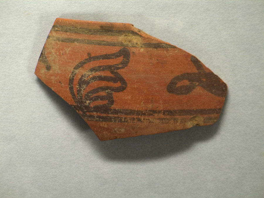 Shard, Painted terracotta, Pakistan 