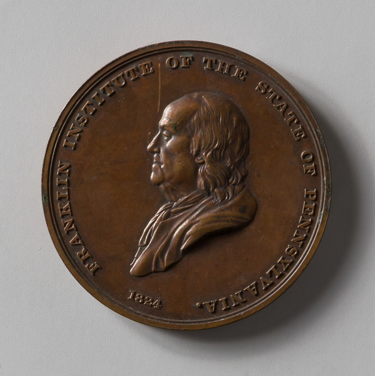 Medallion, Christian Gobrecht (1785–1844), Bronze 