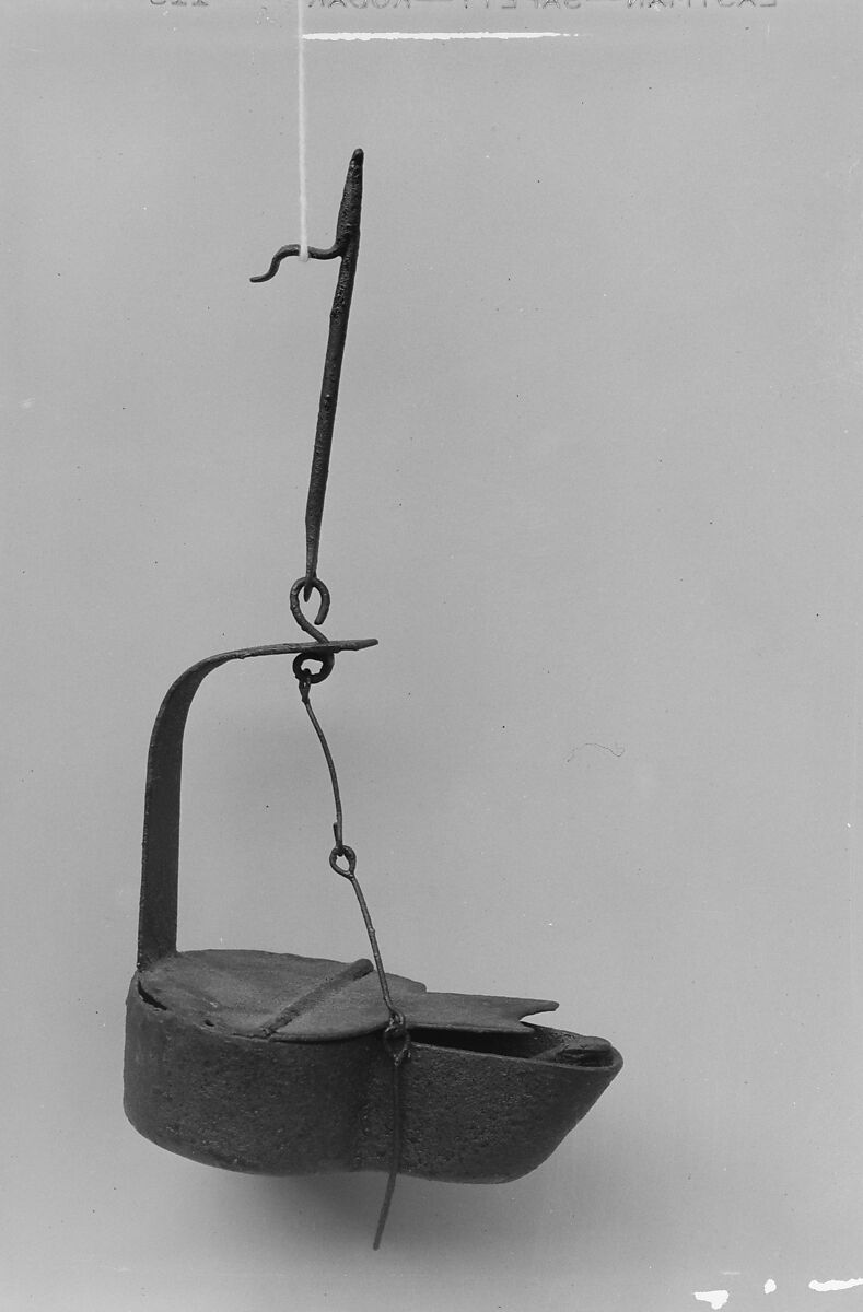 Betty Lamp, Iron, American 