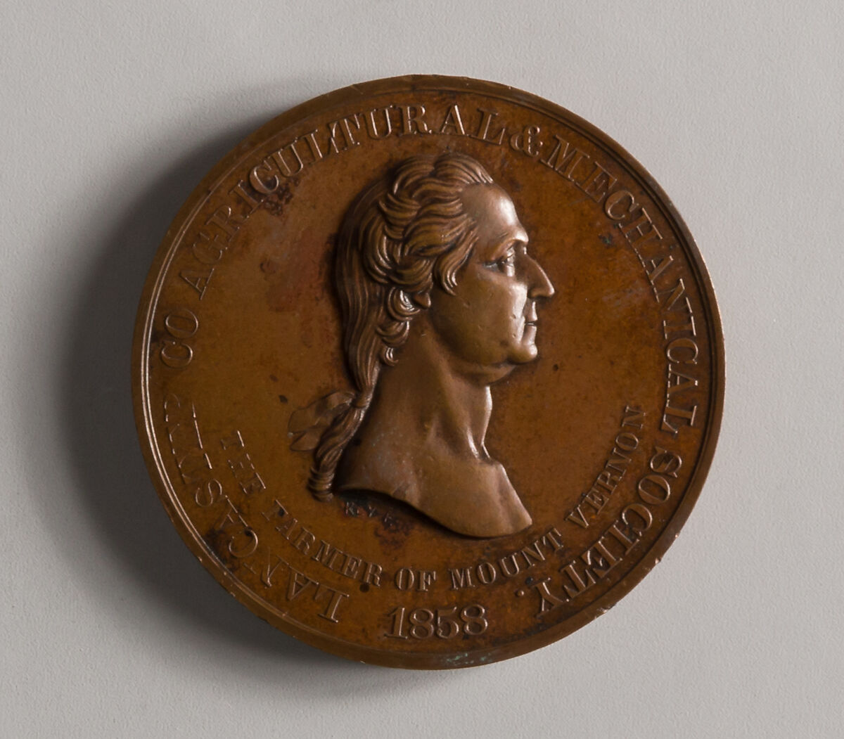 Medal, William H. Key (active 1864–92), Bronze, American