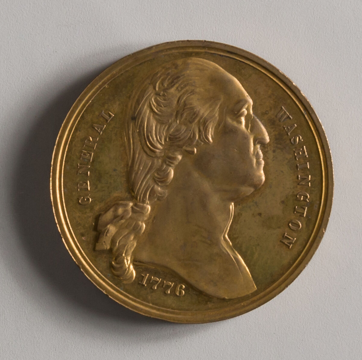 Medal, Possibly George Hampden Lovett (1824–1894), Gilt bronze or copper 
