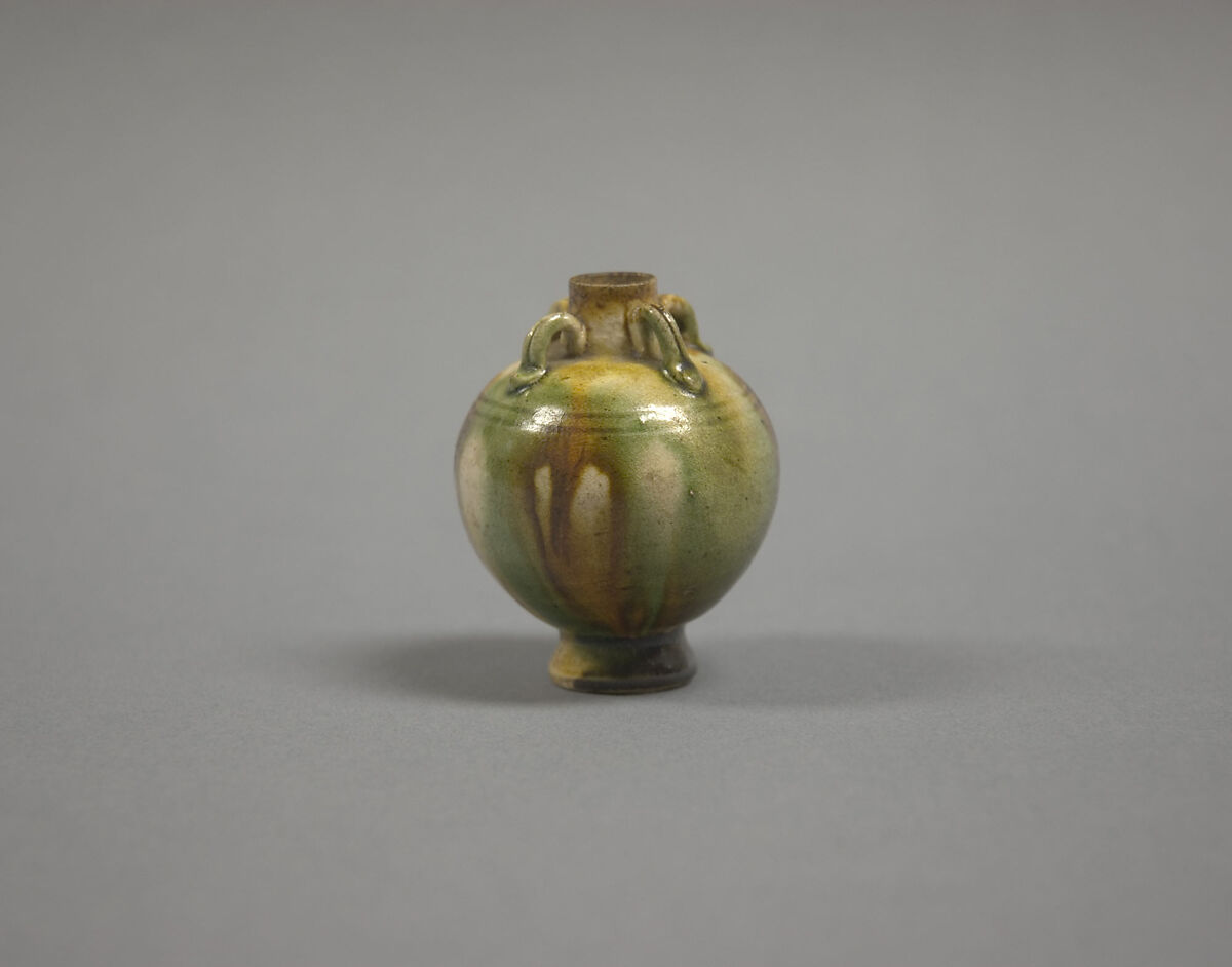 Jar, Earthenware with three color (sancai) glaze, China