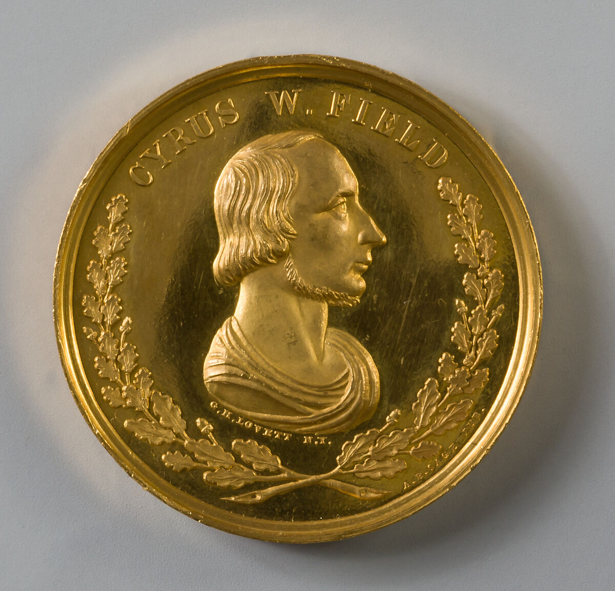 Medal, George Hampden Lovett (1824–1894), Gold, American 