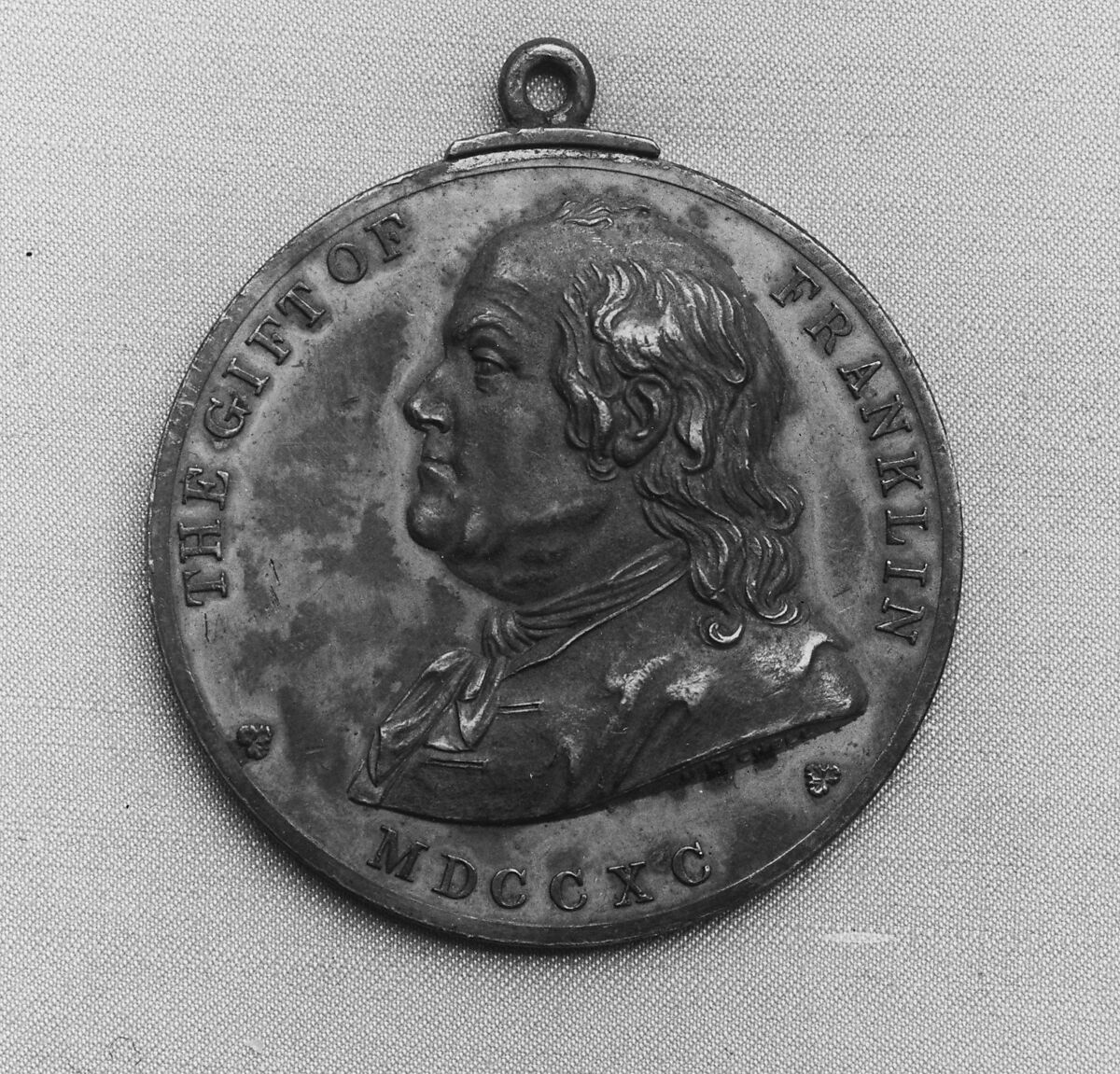 Medallion, F. N. Mitchell, Probably silver