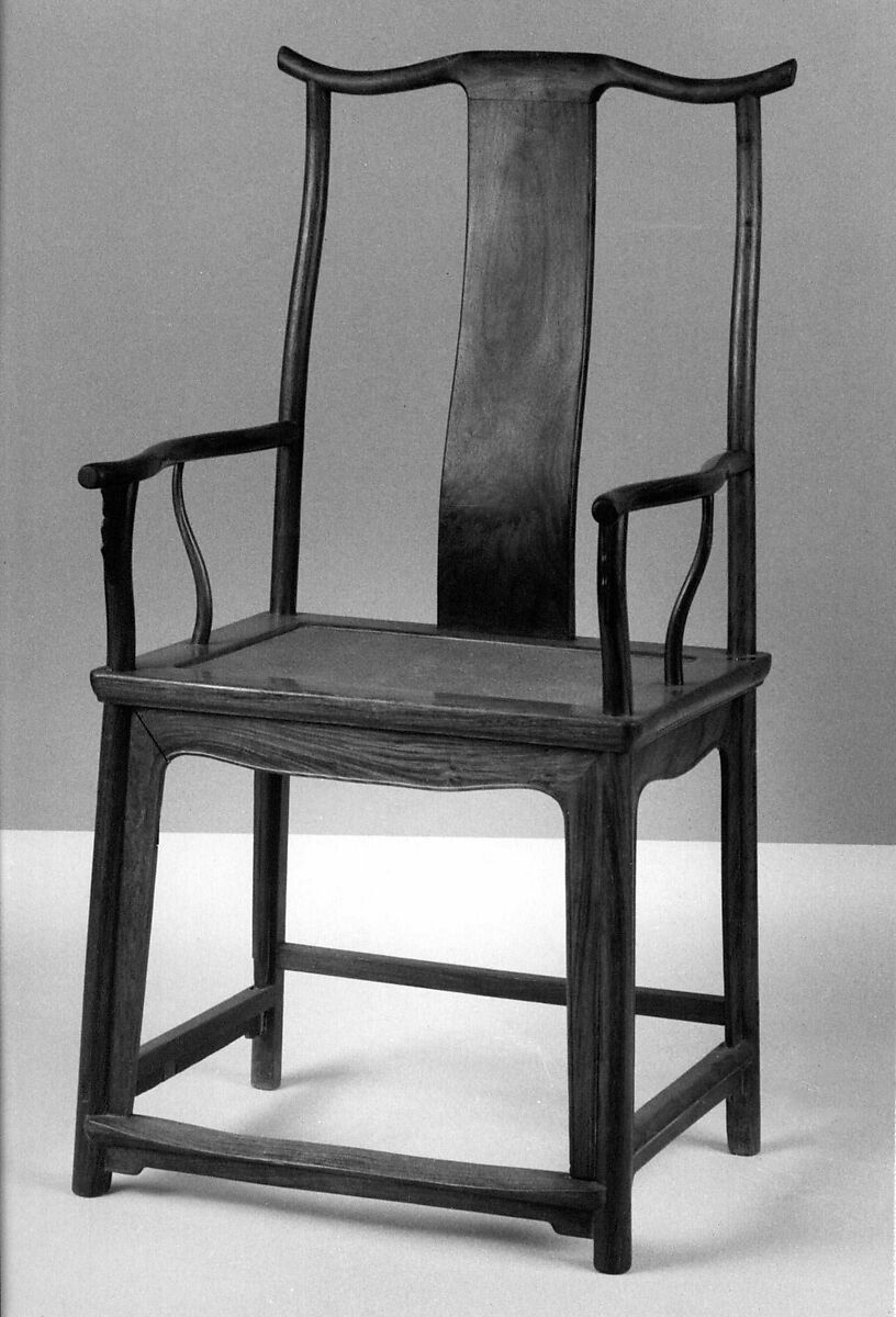 Armchair (One of a Pair), Hardwood (huali), China 