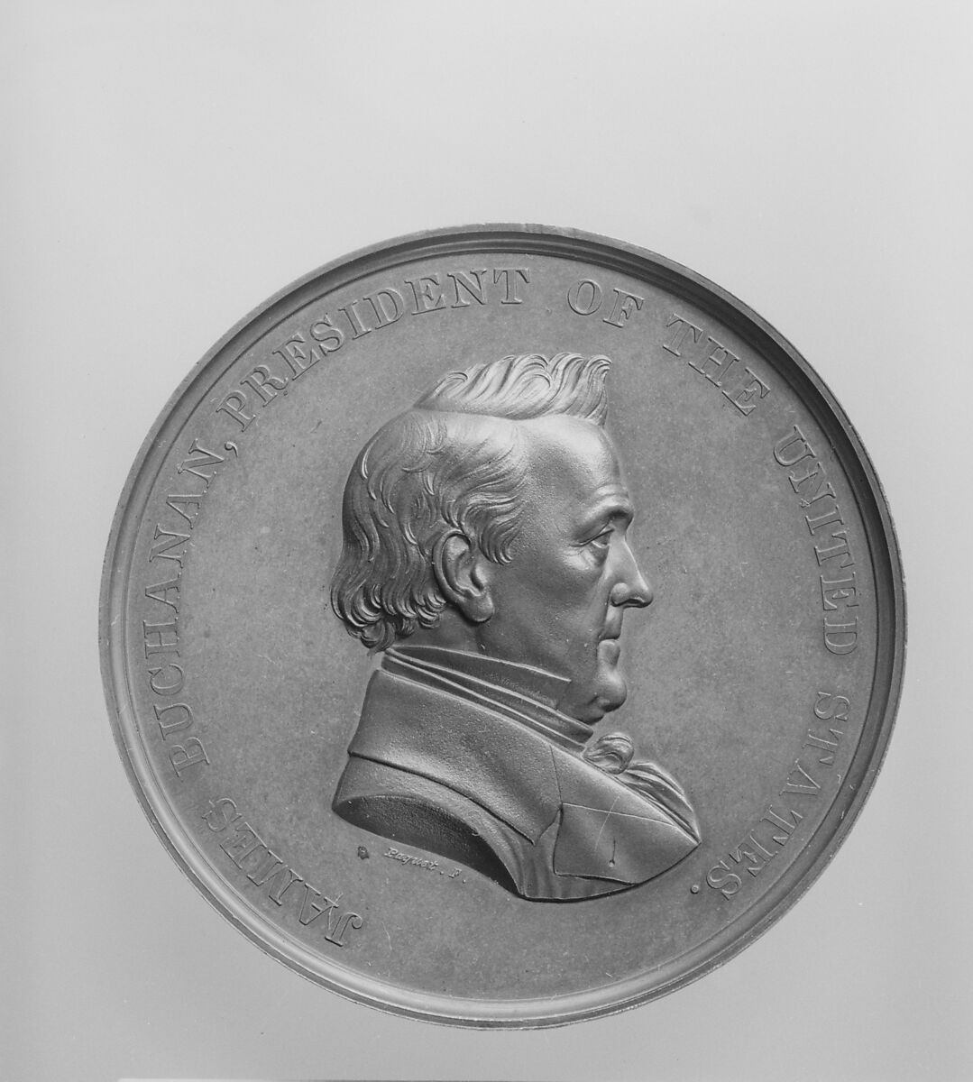 Medal Commemorating First Japanese Embassy to the United States, Anthony Paquet (1814–1882), Bronze