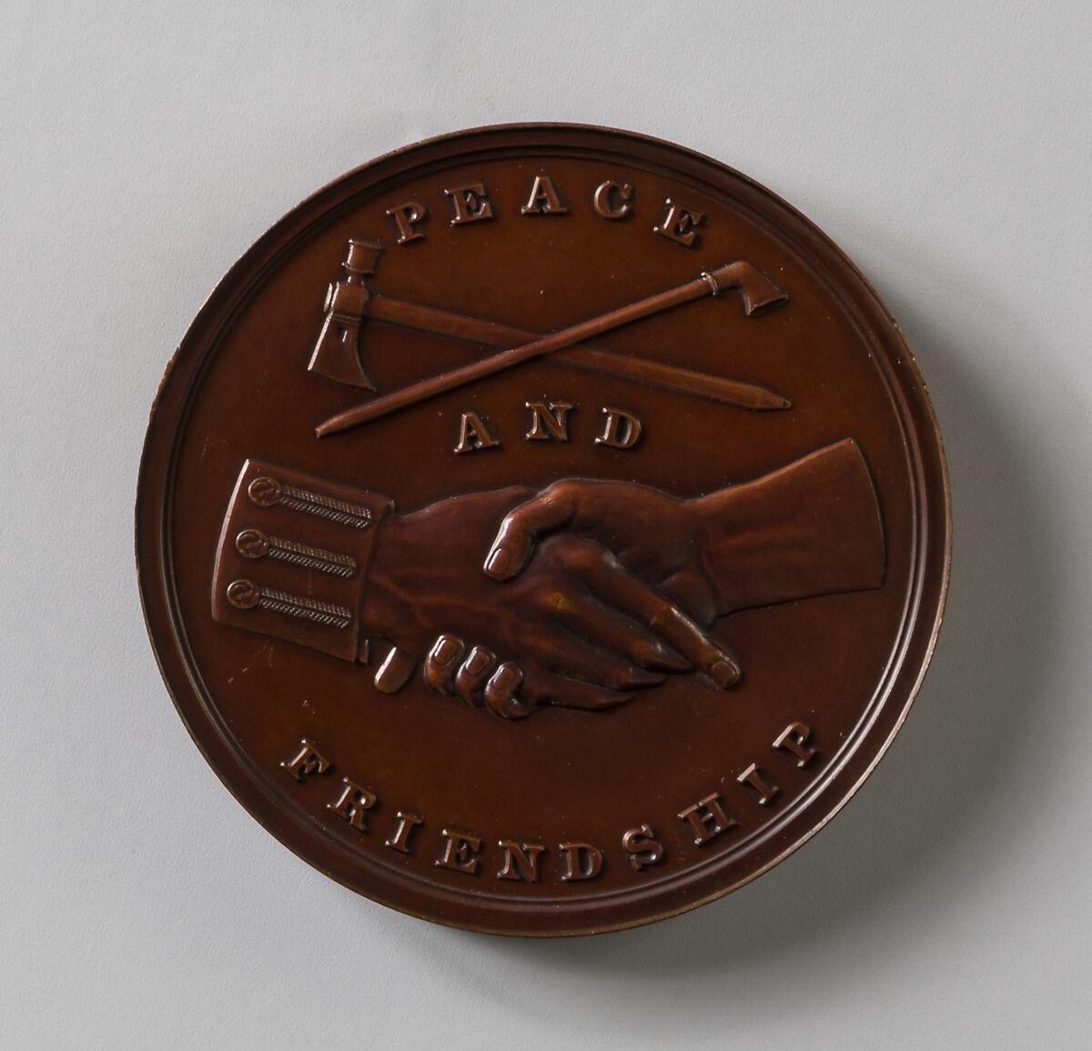 Medal of Zachary Taylor, Franklin Peale (1795–1870), Bronze