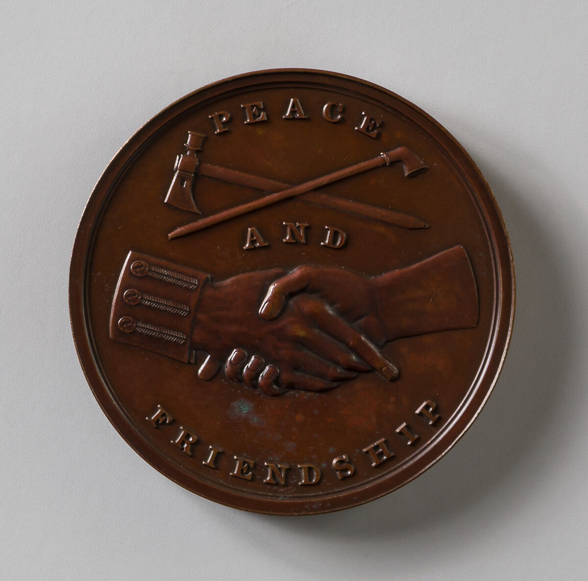 Medal of James Knox Polk, Franklin Peale (1795–1870), Bronze