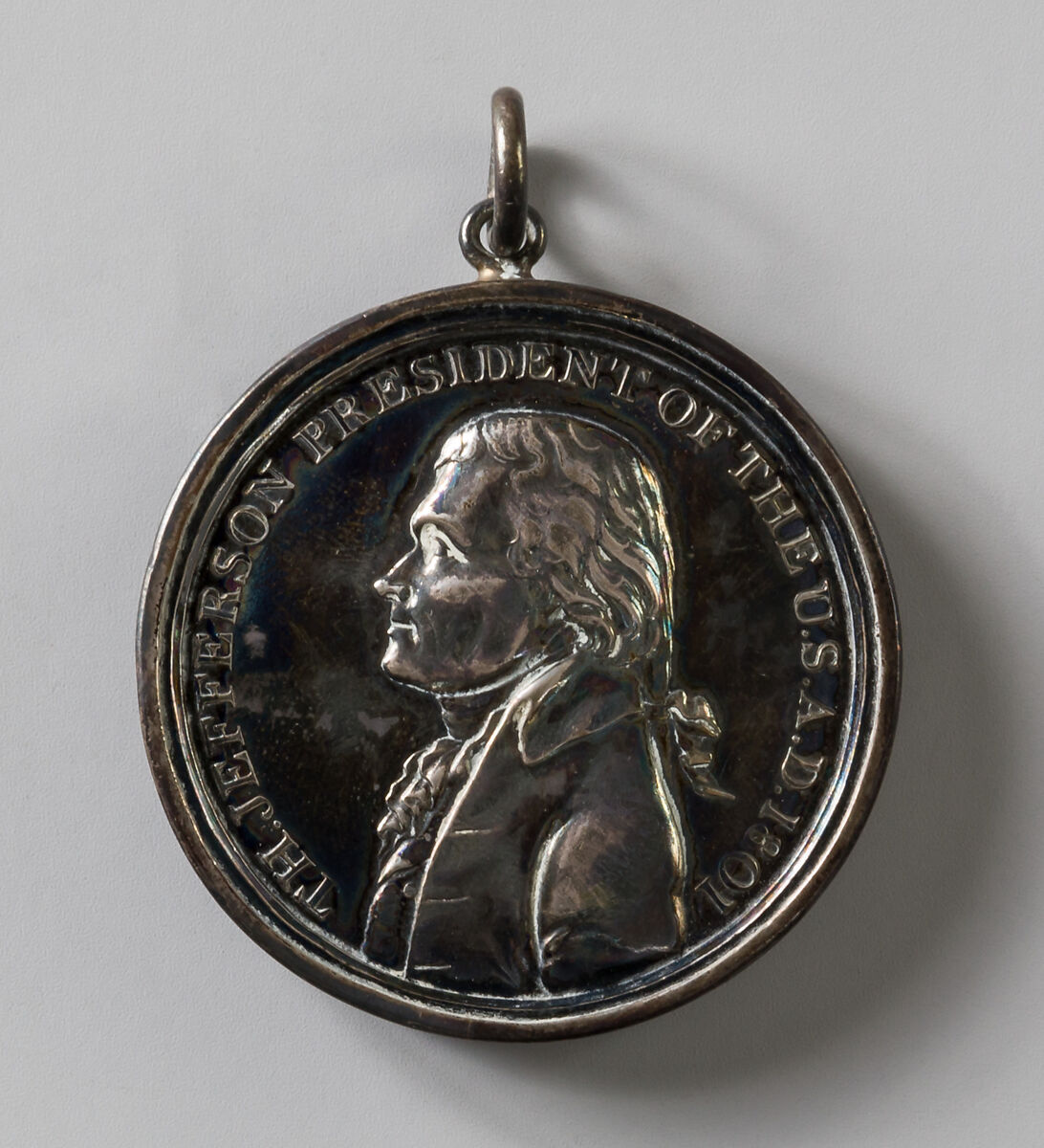 Thomas Jefferson, Johann Mathias Reich (American (born Germany), Fürth, Bavaria 1768–1833 Albany, New York), Silver 