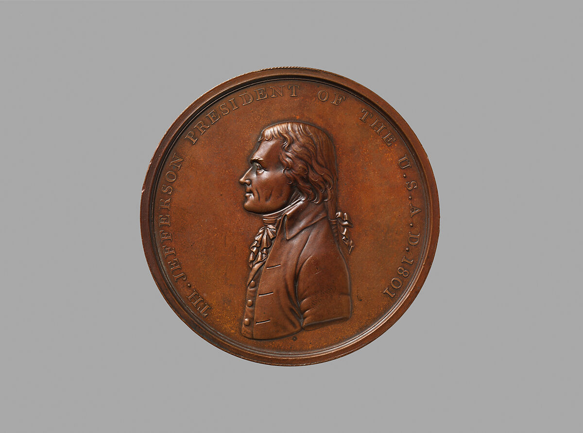 Thomas Jefferson, Johann Mathias Reich (American (born Germany), Fürth, Bavaria 1768–1833 Albany, New York), Bronze
