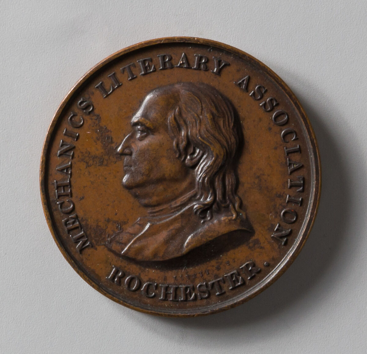 Medallion, B. L. Vett, Bronze, American 
