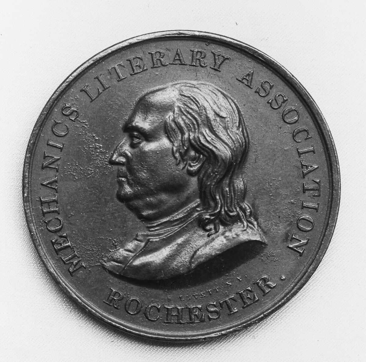 Medallion, B. L. Vett, Bronze, American