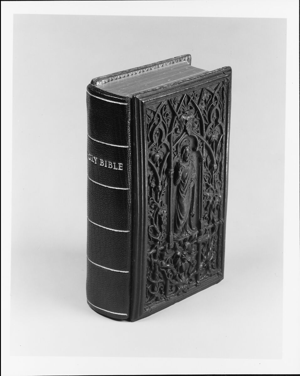 Bible, George Edward Eyre (British, 1818–1887), Paper with composition covers, British