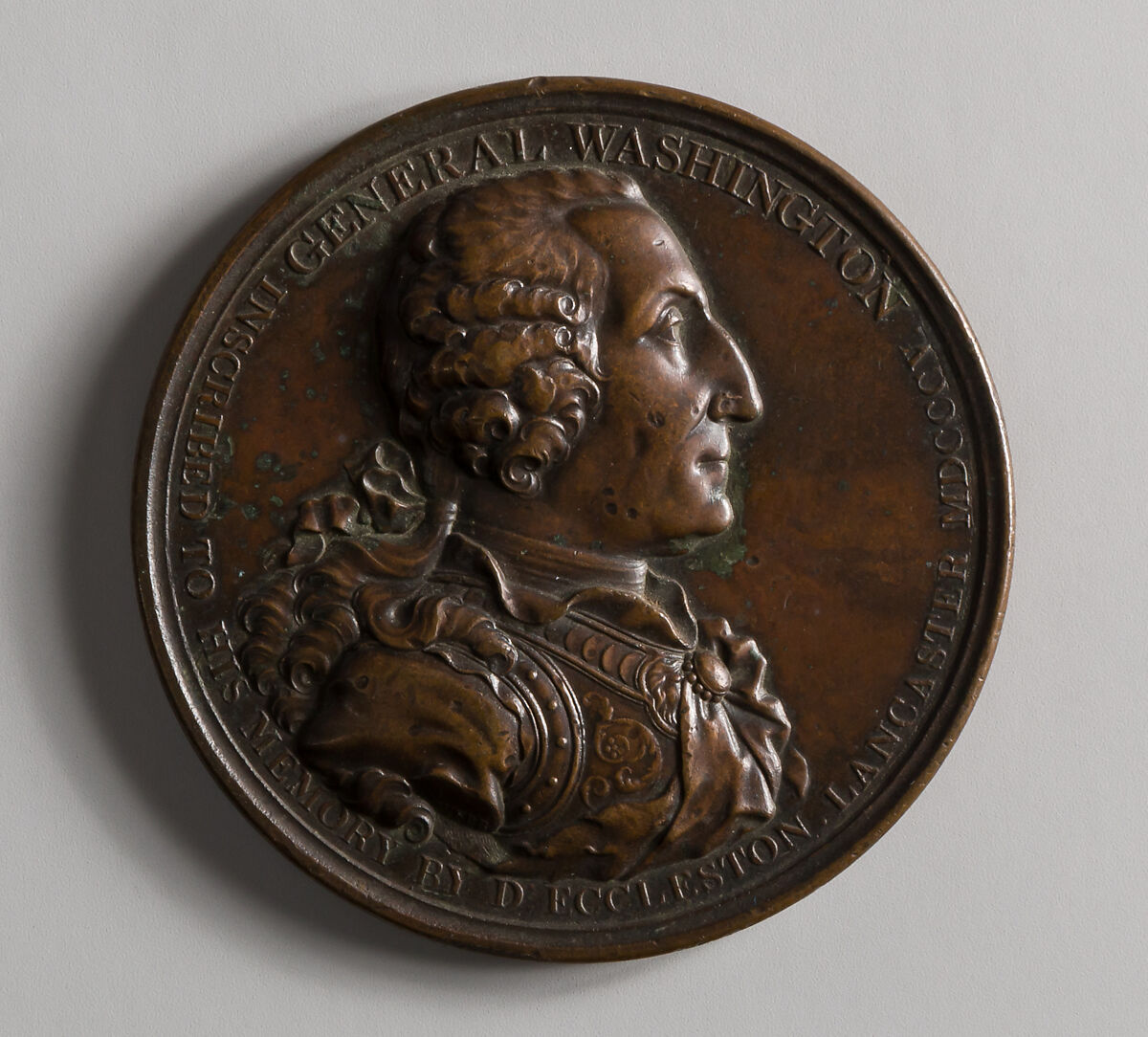 Eccleston Medal, Thomas Webb (active 1804–27), Bronze, American 