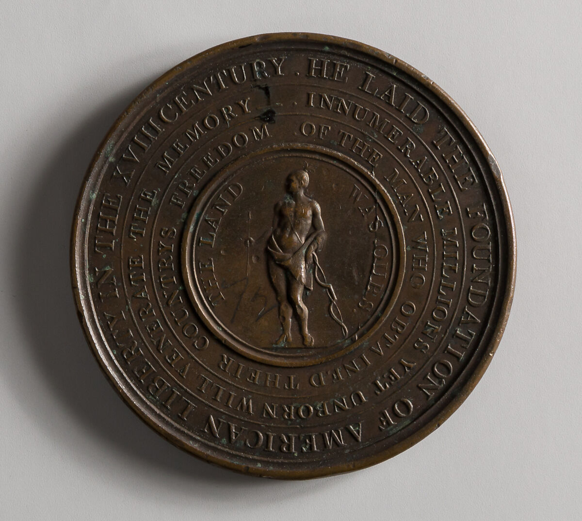 Eccleston Medal, Thomas Webb (active 1804–1827), Bronze, American