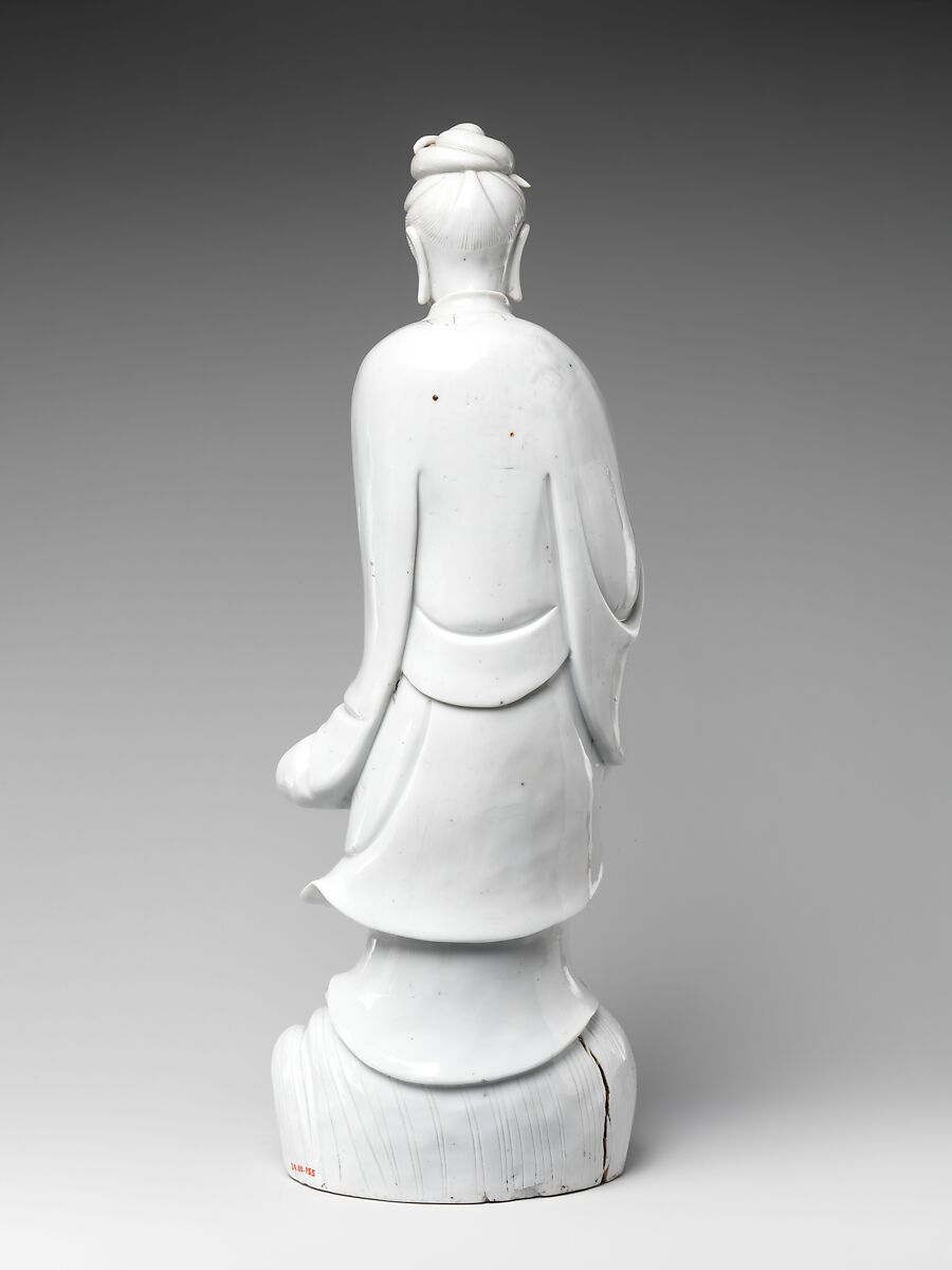 Bodhisattva Guanyin, Porcelain with ivory glaze (Dehua ware), China