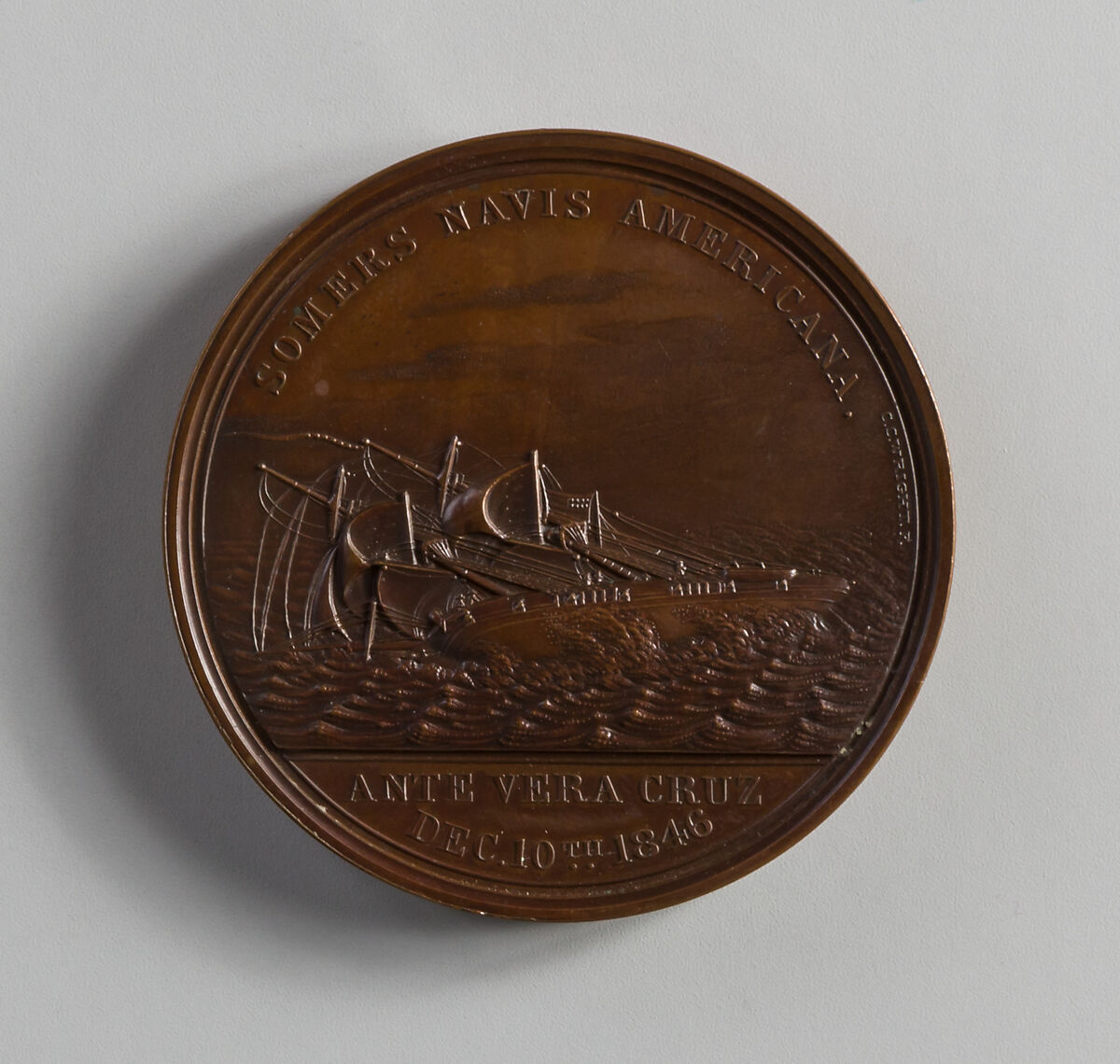 "Somers Medal", Charles Cushing Wright, Bronze 